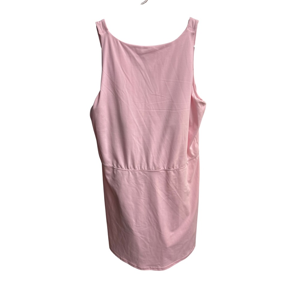 All in Motion Pink Active Dress Sleeveless Built-in Shorts Bra Size L